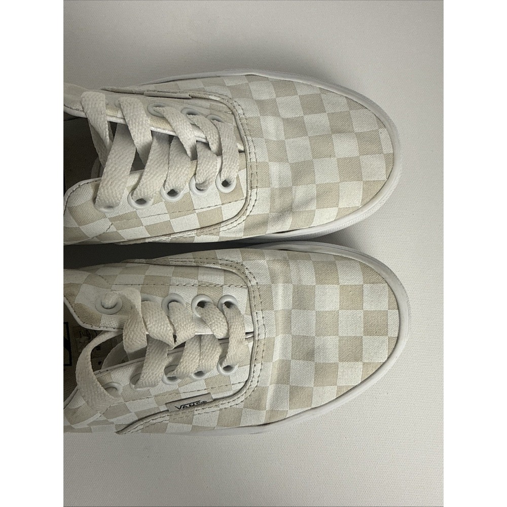 Vans Off The Wall White Checkered Low Top Lace Up Sneakers Womens Size 8.5 - Picture 7 of 11